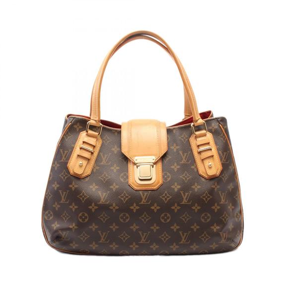 Louis Vuitton Greet Monogram Handbag Leather Brown - Picture 1 of 7